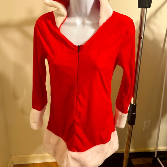 Super cute Santa Christmas dress with hood - Picture 1 of 2